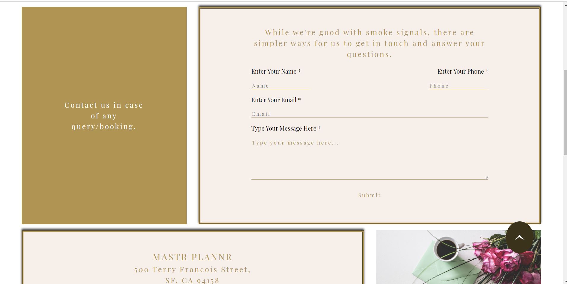 Event Planning Website Slider 2